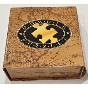 Dowdle National Parks Puzzle in Box Folk Art USA Map Jigsaw Puzzle Complete